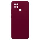 Capa Capinha Aveludada Vinho Para Poco C40 6.71 + Película De Ceramica - Luiza Cell25