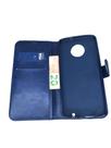 Capa capinha carteira compatível G6 plus com porta cartão e notas