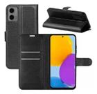 Capa Capinha Carteira Estojo Preta Para Moto G73 Case Flip