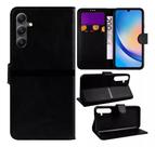 Capa Capinha Carteira Flip Para Samsung Galaxy A34 5g Preto