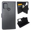 Capa Capinha Carteira Preta + Película de Vidro 3D Para Motorola G10/G20/G30