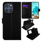 Capa Capinha Carteira Preta + Película de Vidro 3D Para Motorola G77