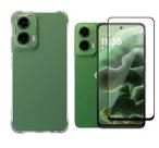 Capa Capinha Case Anti Impacto e Pelicula vidro 3D Motorola Moto G05 Capa Capinha Case Anti Impacto e Pelicula vidro 3D Motorola Moto G05