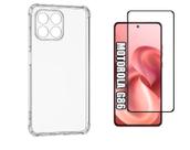 Capa Capinha Case Anti Impacto e Pelicula vidro 3D Motorola Moto G86
