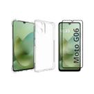 Capa Capinha Case Anti Impacto + Pelicula Vidro 3d Motorola Moto G06 Capa Capinha Case Anti Impacto + Pelicula Vidro 3d Motorola Moto G06