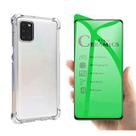 Capa Capinha Case Anti Shock Impacto Samsung Galaxy A31 + Película Ceramica Flexível Nano 9d