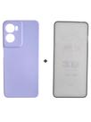 Capa Capinha Case Aveludada + Película 3D Vidro Para Motorola Moto G05 Cor: Lilás Capa Capinha Case Aveludada + Película 3D Vidro Para Motorola Moto G05 Cor: Lilás