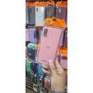 Capa Capinha Case Brilho Giltter Premium Luxo Samsung Galaxy A07 Pelicula Proteção tela toda