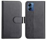 Capa Capinha Case Carteira Couro Flip Premium Motorola Moto G54