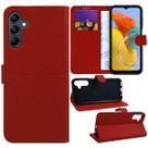 Capa capinha case carteira vermelho galaxy a14 5g a146 6.6 - cell in power25