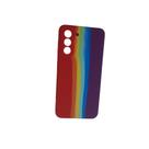 Capa capinha case celular Galaxy S21 S30 antequeda arco iris