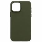 Capa Capinha Case Compatível iPhone 15 Pro Max Silicone Premium Aveludada com Logo da Maçã MagSafe Proteção Completa COR