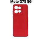 Capa capinha Case para Moto G75 5G com interior aveludado E Película de vidro temperado 3D