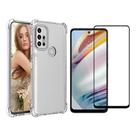 Capa Capinha Case + Pelicula de Vidro Temperado 9D Motorola Moto G10 20 30