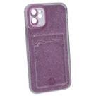 Capa Capinha Case Porta Cartão Glitter Compatível iPhone 11