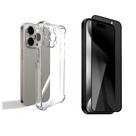 Capa Capinha Case Premium + Pelicula Anti Espiã Iphone 16 Pro Max