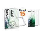 Capa Capinha Case Premium Proteção Anti Impacto Para Xiaomi Redmi 15 Pelicula Tela Toda