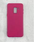 Capa Capinha Case Samsung A8 (2018) / A5 (2018) Silicone Aveludada Colorida Capinha Anti Impacto