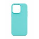 Capa Capinha Case Silicone Aveludada Compatível com iPhone 14 Pro Capa Premium com Logo da Maçã Proteção COR:AZUL BE