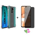 Capa Capinha Case Transparente TPU Para Xiaomi Redmi 9 + Película Privativa Ant Spy 3D Capa Capinha Case Transparente TPU Para Xiaomi Redmi 9 + Película Privativa Ant Spy 3D