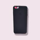 Capa Capinha Celular IP 6Plus Silicone Emborrachado Preta
