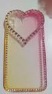 Capa Capinha Compatível Celular IP XR Com Strass De Coração Capa Capinha Compatível Celular IP XR Com Strass De Coração