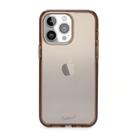 Capa Capinha Compatível iPhone 15 PRO Brown Impactor Flex Customic