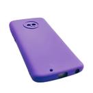 Capa Capinha Compatível Moto G6 Silicone Lisa Cor:VIOLETA