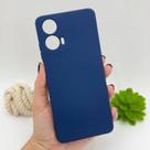 Capa Capinha Compatível Para- Motorola moto G24- Silicone Aveludado