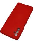 Capa Capinha de celular Samsung Galaxy M52 5G Silicone Aveludado e Proteção Da Câmera Case