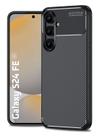Capa Capinha Fibra Carb Para Galaxy S24 Fe Case Anti Impacto