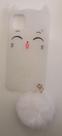 Capa Capinha iphone 11 pro max tela 6.5 Cathinha Com Pompom Cores