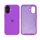 Capa Capinha iPhone 17 Padrão Silicone Aveludada Proteção Cor:Roxa