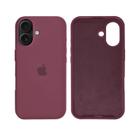 Capa Capinha iPhone 17 Padrão Silicone Aveludada Proteção Cor:Vinho