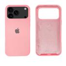 Capa Capinha iPhone 17 Pro Max Silicone Aveludada Proteção Cor:Rosa Bebe