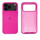 Capa Capinha iPhone 17 Pro Max Silicone Aveludada Proteção Cor:Rosa Pink