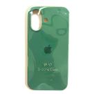 Capa Capinha iPhone 17 Silicone Aveludada Premium Cor:GREEN