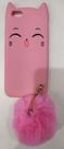 Capa Capinha iphone 6 6s Cathinha Com Pompom Diversas Cores
