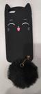 Capa Capinha iphone 7 iphone 8 Cathinha Com Pompom Cores