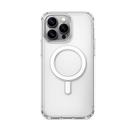 Capa Capinha Magnética fosco translúcido câmera Aberta E Fechada Transparente Compatível pra iPhone 15 Pro COR:ROXO CAME