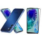 Capa capinha para Galaxy M55 5G transparente anti impacto + Película de vidro 3D