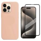 Capa Capinha Para iPhone 13 Nude Aveludado + Película 3D