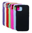 Capa Capinha Para Iphone 14 6.1 Fosca Aveludada Coloridas