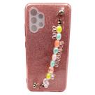 Capa Capinha para Samsung Galaxy a32 4g tela 6.4 C/ pulseira perola
