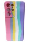 Capa Capinha para Samsung Galaxy s21 ultra colorido Veludo Bonito Cores