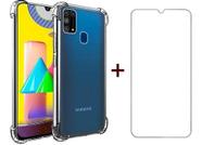 Capa Capinha + Pelicua Vidro Resistene Para Galaxy M31 Capa Capinha + Pelicua Vidro Resistene Para Galaxy M31
