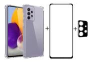 Capa Capinha + Pelicula 3d Vidro + Câmera Para Galaxy A73 Capa Capinha + Pelicula 3d Vidro + Câmera Para Galaxy A73
