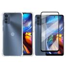 Capa Capinha + Película De Vidro 3d Compatível Motorola Moto E32