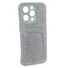 Capa Capinha Porta Cartão Glitter Compatível iPhone 14 Pro