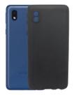 Capa Capinha Preta Aveludada Para Galaxy A01 Core Silicone